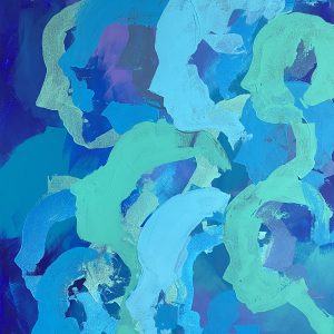 "Blue Feel" Acrylic on Canvas