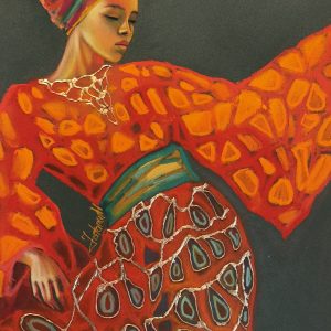 "Vibrant Essence" Pastel & Gold leaf Micak Gallery