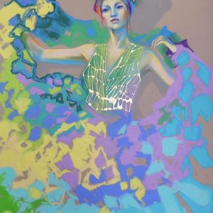 Mosaic Muse Pastel & Gold Leaf