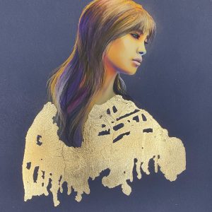 Pastel & Gold Leaf SOLD