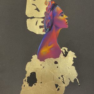 Pastel & Gold Leaf SOLD