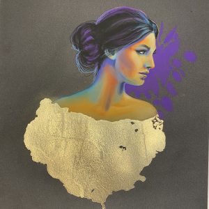 Pastel & Gold Leaf SOLD