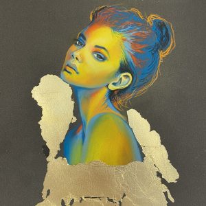 Pastel & Gold Leaf SOLD