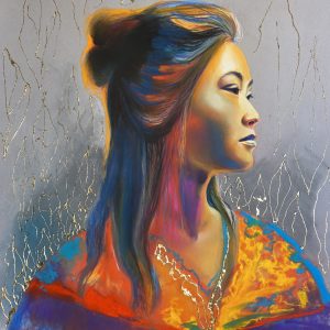 Pastel & Gold Leaf SOLD