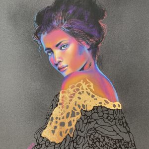 Pastel & Gold Leaf SOLD