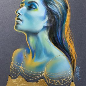 Pastel & Gold Leaf SOLD