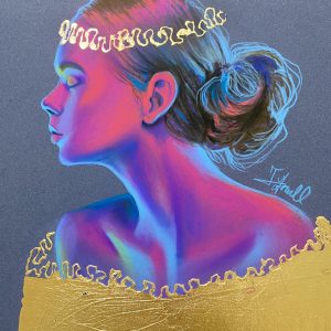 Pastel & Gold Leaf SOLD