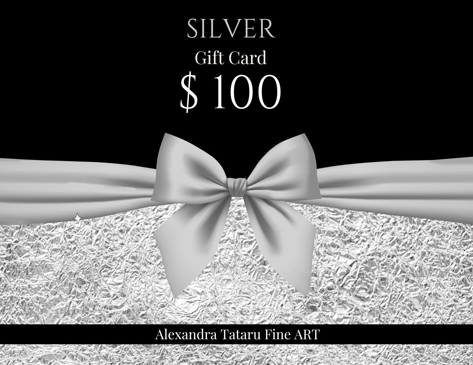 Silver Gift Card
